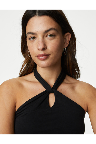 Marks & Spencer Regular Fit Bağlama Detaylı Örme Tulum