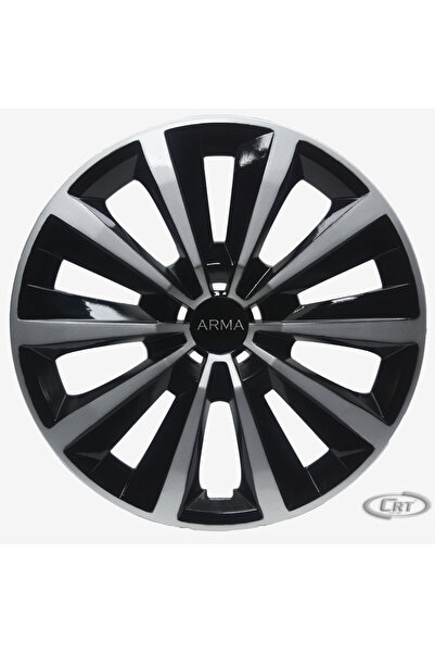 OTOCİRİT Jant Kapağı Siyah-Gri Kırılmaz 14" Express Model (Amblem Hediyeli) (1 ADET)