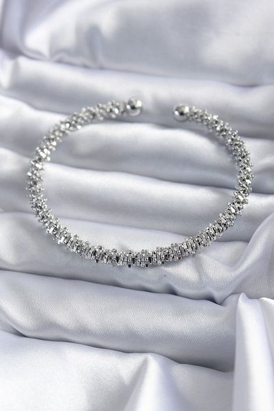 Clariss 316L Steel Silver Color Women's Bracelet