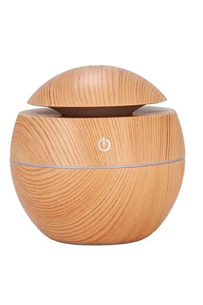 Choice Light wood USB Ultrasonic Cool Mist Sprayer Essential Oil Fragrance Mini Home Wood Grain Air Humidif