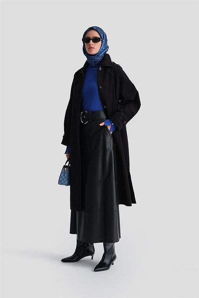 Armine Șapcă neagră din bumbac - Jumătate căptușită, Model 24k7516