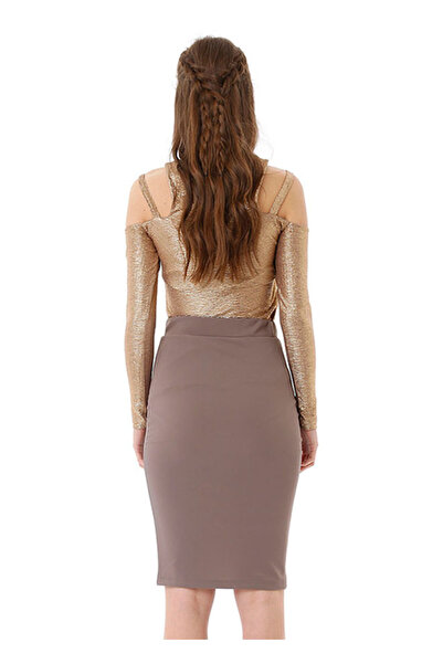 Sense Ottoman Skirt| Etk13320 Mink