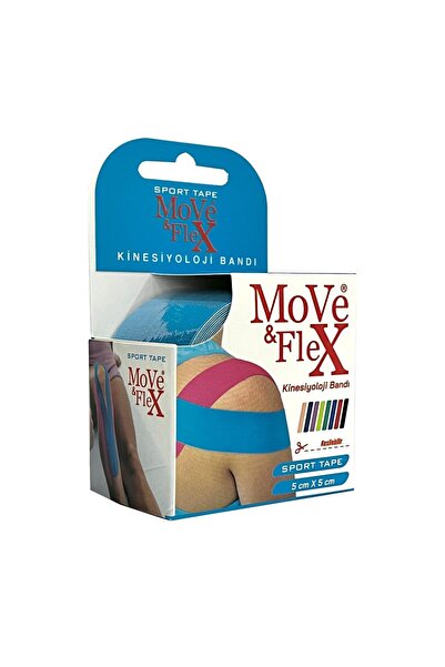 Move & Flex Bandă de kinesiologie albastră - Move&Flex