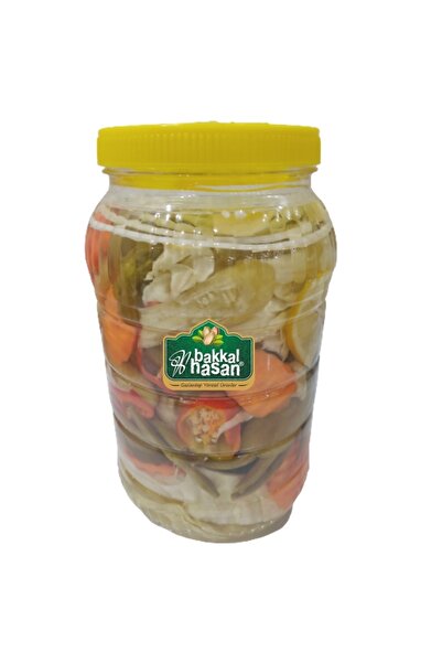 Bakkal Hasan Ev Yapımı Karışık Bostan Turşu (Beyaz Lahanalı) Net 1 kg