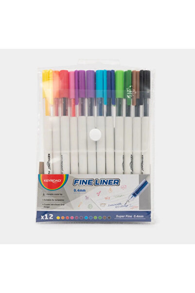 KEYROAD .kr972462.12 Renk.fınelıner Kalem 0,4 mm