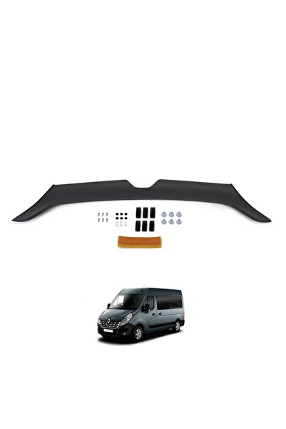 EUROCAP Renault Master Ön Kaput Koruma Rüzgarlığı 3mm Akrilik (abs) Parlak Si...
