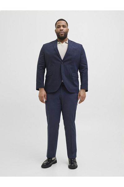 Jack & Jones Plus Einreihiger Blazer und Hose Plus Size Regular Fit Anzug