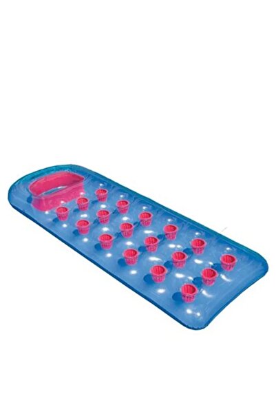 Intex Bardaklı Mavi Kırmızı Yatak 188x71 Cm Idy59895