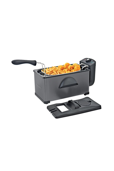 rebune قلاية زيت كهربائية ريبون 3 لتر ، 2000 واط