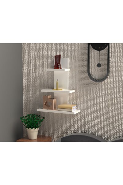 Happylife Furniture Design %100 MDF Duvar Rafı Ahşap Raf