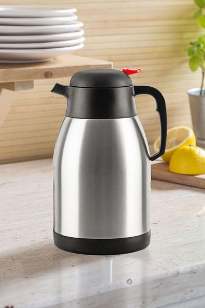 Pikas Penguin 2 Liter Double Layer Steel Tea Thermos 1200A (New Model)