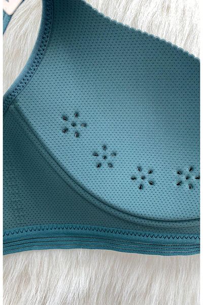 DoDe Flora Laser Cut Supportless No Underwire Soft Bra F.K. 1205