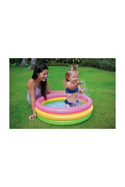 Vardem Intex 3 Boğumlu Sunset Bebek Havuzu 86x25 Cm