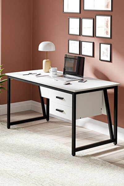 Ceramical MS2C Çalışma Masası,Ofis Masası - 70x140 cm - Beyaz
