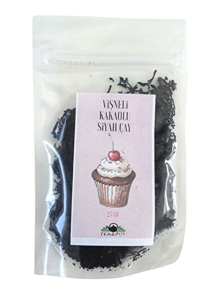 Tea&Pot شاي أسود بالكرز والكاكاو 25 جرام