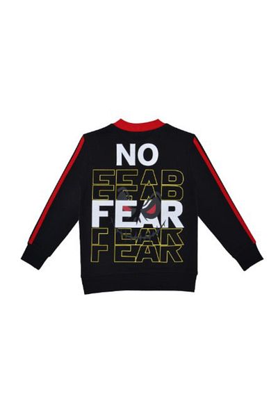 Benetton Boy's Black No Fear Sweatshirt