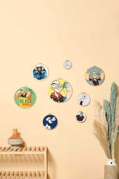 Montisu Popeye Colored Wall Decoration