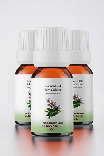 proclis PROCLİS 3 Adet Doğal Misk Adaçayı Yağı 10ml