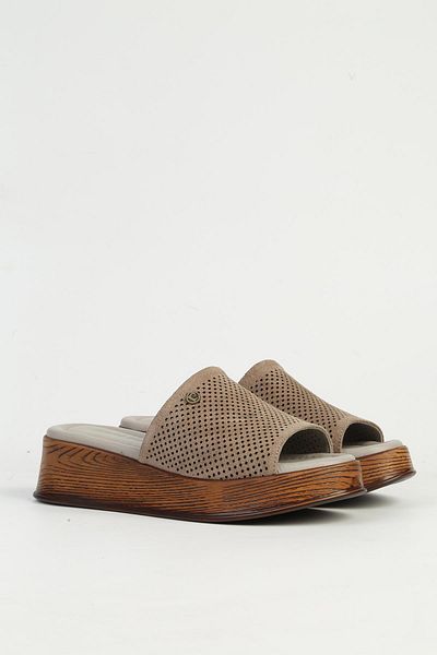 Pierre Cardin Γυναικείες παντόφλες Mink Suede Leather - PC-7360