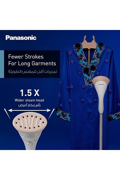 PANASONIC 2000W Garment Steamer, 40g/min Steam