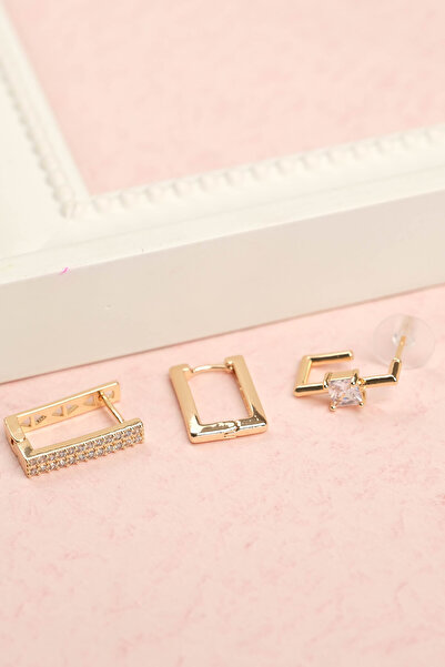 Jack Ferrero ÇELİK exclusive RENK ATMAZ GARANTLİ FATURALI KÜPE