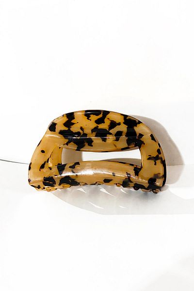 New Obsessions Diana Tortoise Back Πολυτελής πόρπη με μανταλάκι με φαρδύ παράθυρο
