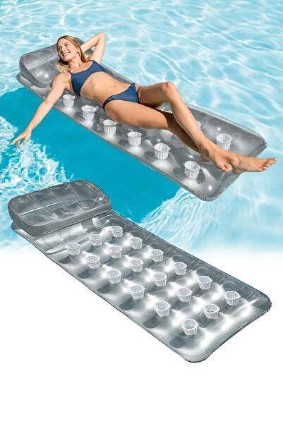 Intex Grck Idy58894 Gümüş Bardaklı Yatak 188X71 Cm