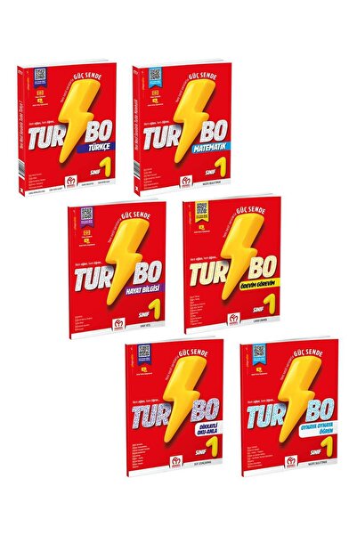 MODEL EĞİTİM YAYINCILIK Yeni Baskı 1. Sınıf Turbo 2.Dönem Eğitim Seti (6 Kitap)