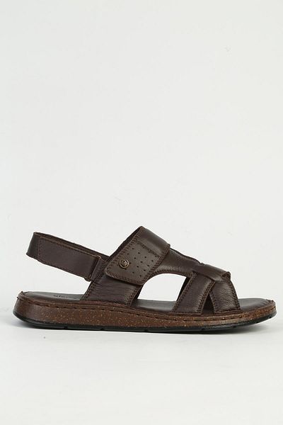 Pierre Cardin Γνήσιο δέρμα Ανδρικά Καφέ Σανδάλια PC-7331