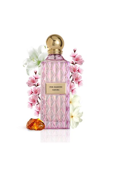 IBRAHEEM AL.QURASHI Pink Diamond Sakura Perfume 200ml | Ibrahim Al-Qurashi