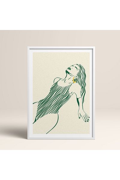 HOMEPACK Pictură cu un singur cadru din lemn Pictură poster dintr-o bucată TK/838