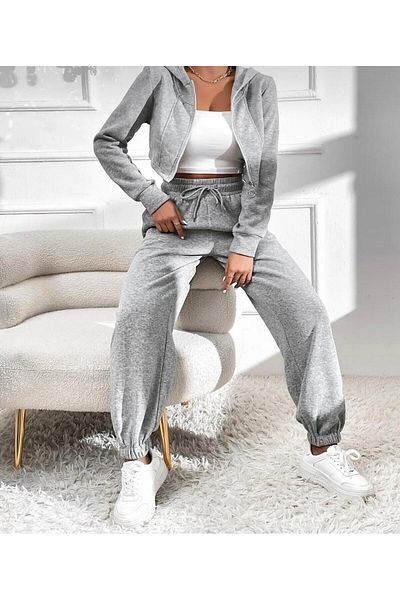 TNR SPORT Pantaloni de trening gri