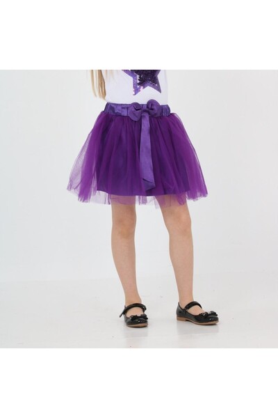 Dıgıl Kids Kız Çocuk Mor Tütü Etek 23 Nisan 29 Ekim 10 Kasım 19 Mayıs Gösteri...