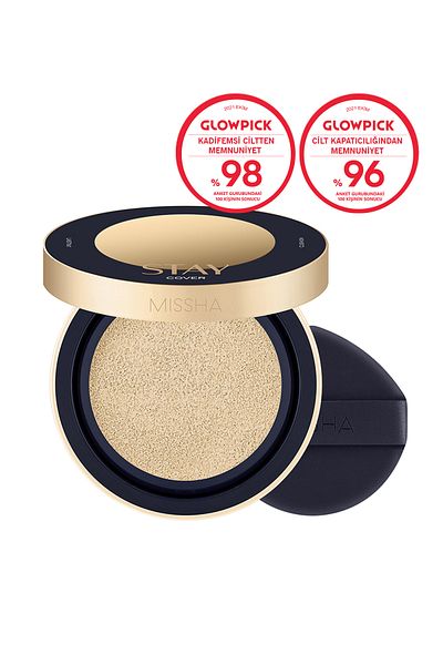 Missha Long-Lasting Cushion Stay Cushion with High Coverage Spf40/Pa++ (No.23 Sand)