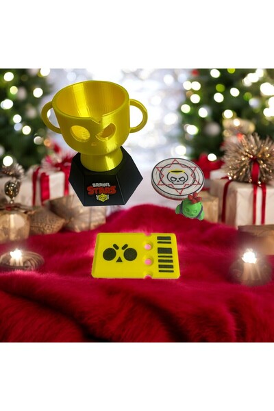 3D كوب براول ستارز (15 سم) عضوي