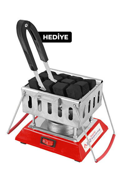 Pikas Elektrikli Nargile Köz Yakma Makinası Nargile Kömür Ocağı, Maşa Hediye