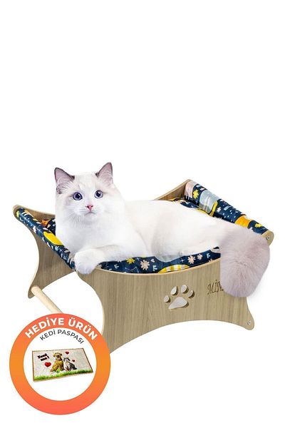 GOBYPET Custom Name Printed Cat Dog Hammock, Cat Dog House, Cat Dog Swing, Cat Hammock, Gift Mat