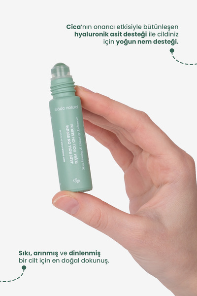 Bade Natural Yeşim Taşlı Göz Altı Sıkılaştırıcı Masaj Serumu 10 ml