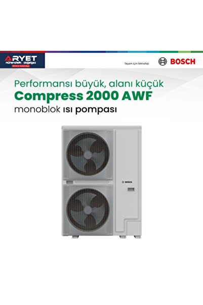 Bosch CS2000 AWF 26 KW MONOBLOK-TRİFAZE R26 ISI POMPASI