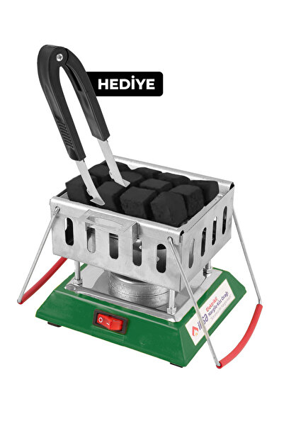 Pikas Elektrikli Nargile Köz Yakma Makinası Nargile Kömür Ocağı, Maşa Hediye
