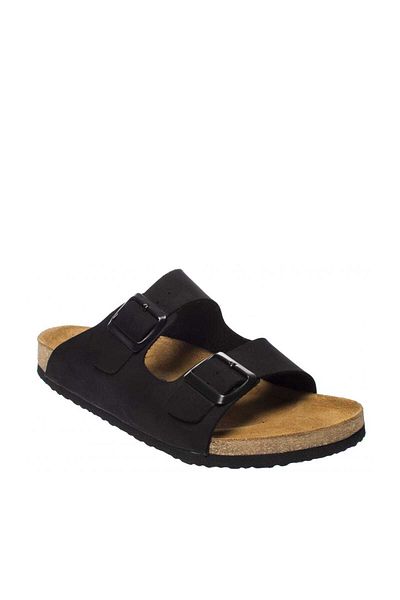 Forelli Ανδρικές παντόφλες Olive-g Μαύρο Nubuck