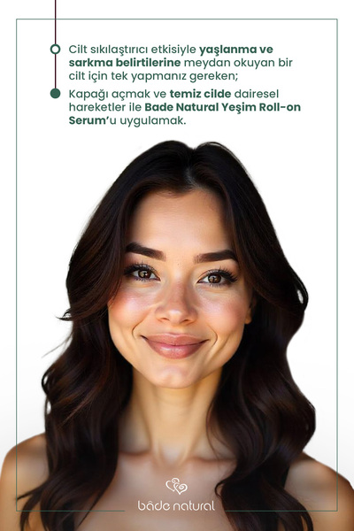 Bade Natural Yeşim Taşlı Göz Altı Sıkılaştırıcı Masaj Serumu 10 ml