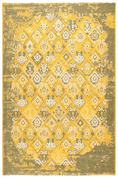 MYHOME HALI Moretti Side Yeşil Sarı Yıkanabilir Çift Taraflı Dokuma Modern Halı