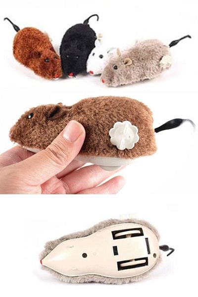 GOBYPET Plush Cat Toy - Wind-Up and Creative
