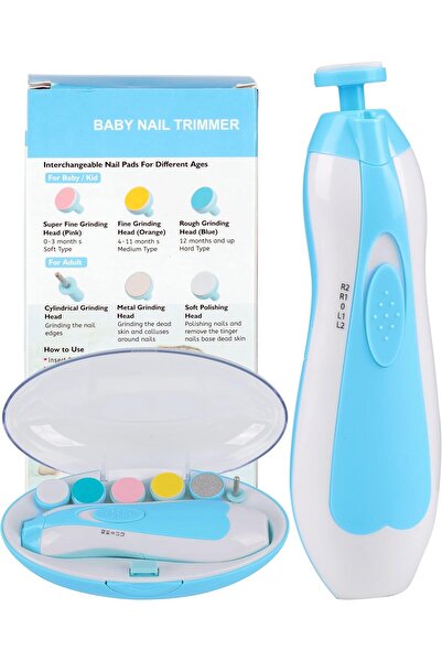 AWH مقص أظافر الأطفال - مجموعة مقص ومبرد كهربائية آمنة 6 في 1، لا تسبب أي ضرر...