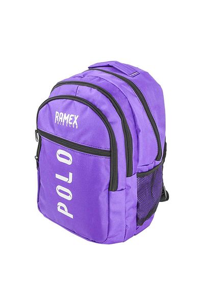 Pikas Purple Polo Printed Backpack - School and Living Bag