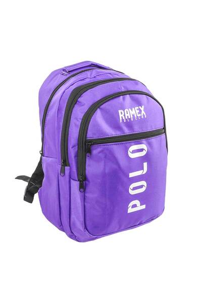Pikas Purple Polo Printed Backpack - School and Living Bag