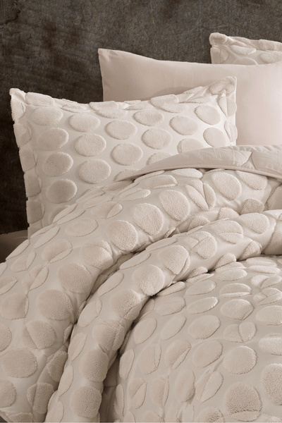 Nordqueen Wellsoft Single Jacquard Sleeping Set - Perle