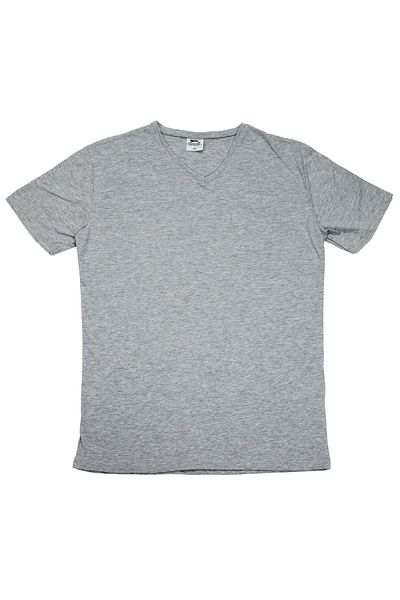 Slazenger Ανδρικό μπλουζάκι πόλο Sargon Plus Size σε γκρι χρώμα