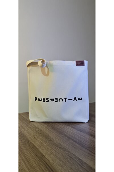 Luvili Printed Gusseted Canvas Tote Bag, Perspective Bag